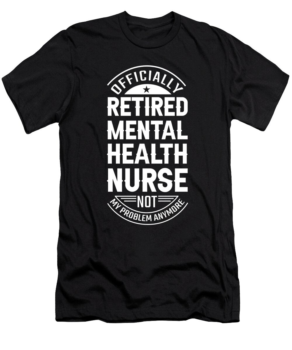 7 Nursing Caretaker Hospital Psych Nurse Crazy Squirrel T-Shirt