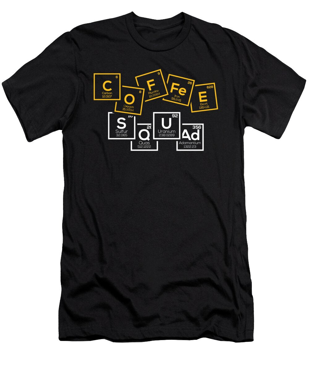 7 Periodic Table of Coffee Caffein Espresso Gift Teequeen2603 T-Shirt