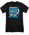 7 Platform Diver Humor Springboard Diving Crazy Squirrel T-Shirt