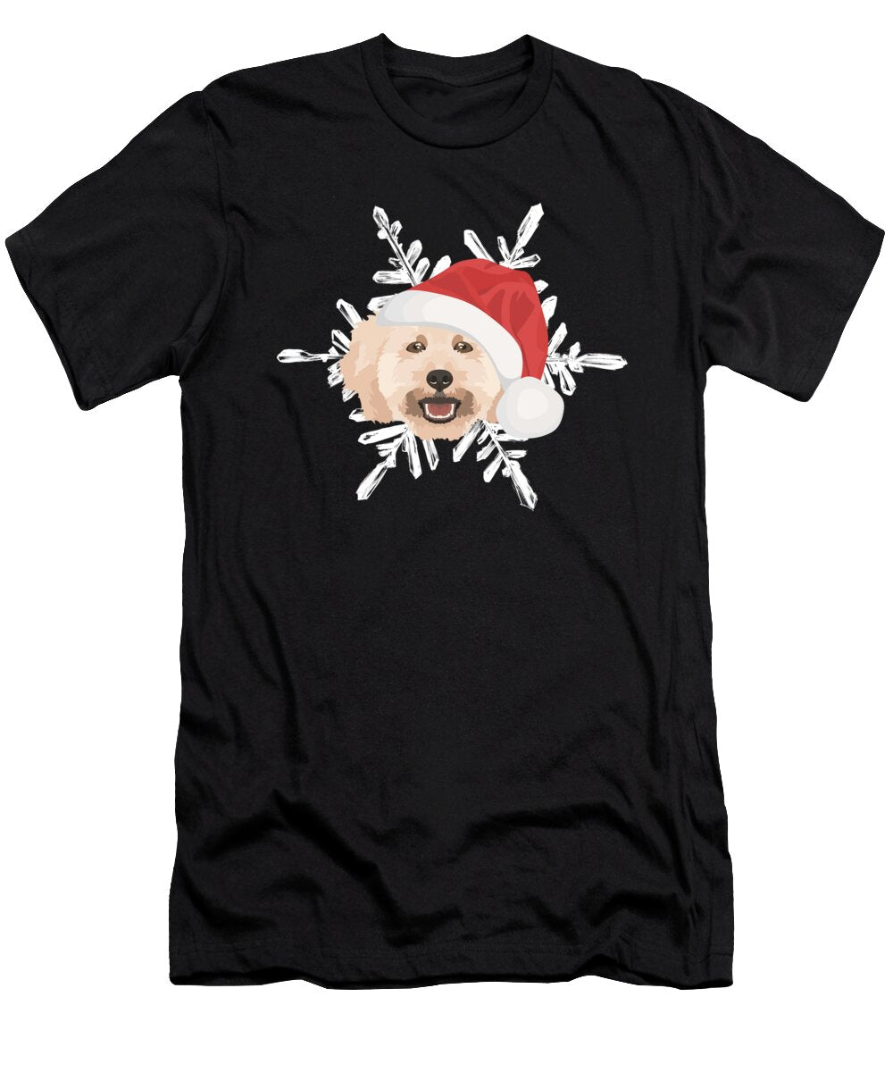 7 Poodle Merry Christmas Greenoptix T-Shirt