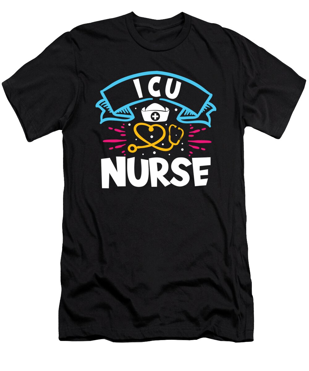 7 Registered Hospital Nurse Crazy Squirrel T-Shirt