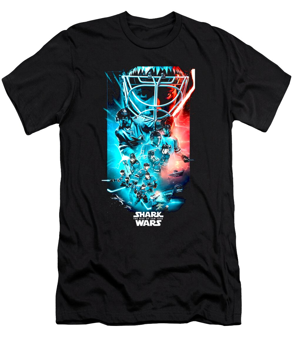 7 San Jose Sharks Cesar Snider T-Shirt