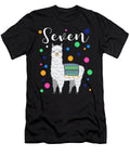 7 Years Birthday Gift Kids Llama Alpaca John Romeo T-Shirt