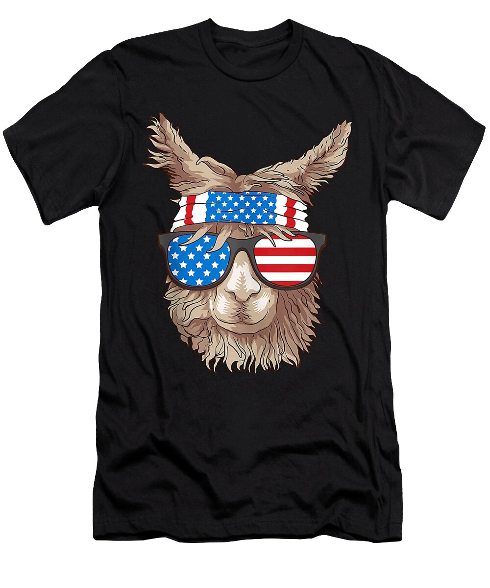 73 Llama Alpaca Alpacas Camelid Camel Cute Llama Funny Llama Llama Art Llama Drama Animal Llama Lover No Prob Llama Grover Mcclure T-Shirt