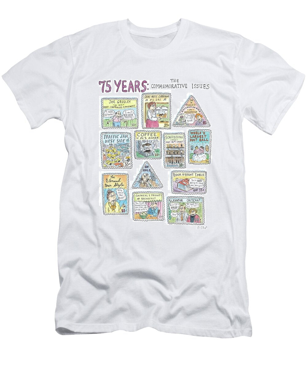 75 Years the Commemorative Issues Roz Chast T-Shirt