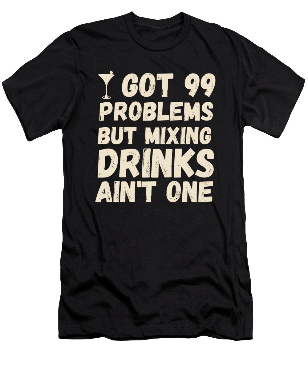 8 Bartender Barkeeper Tapster and Mixologist Gift Justus Ratzke T-Shirt