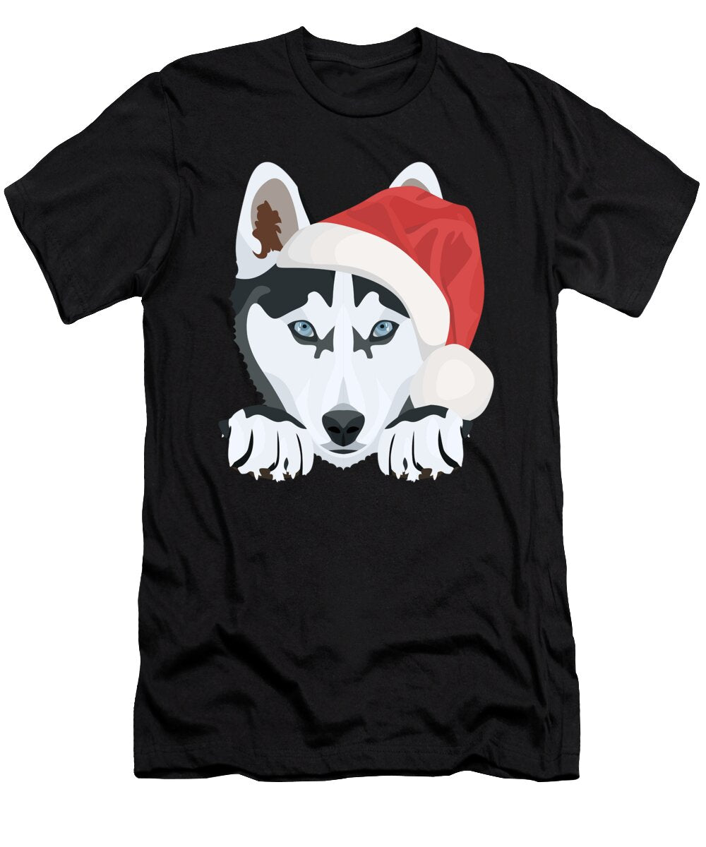 8 Husky Merry Christmas Greenoptix T-Shirt