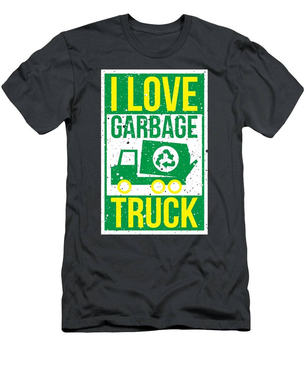 8 I Love Garbage Truck Anh Nguyen T-Shirt