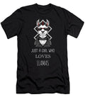 8 Just a Girl Who Loves Llamas Cynto T-Shirt