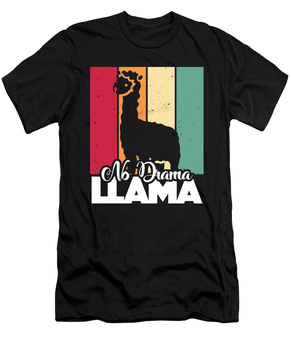 8 Llama Alpaca Crazy Squirrel T-Shirt