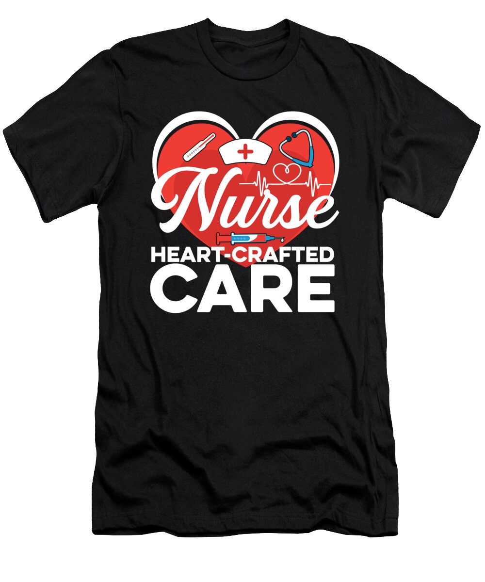 8 Nurse Caretaker Hospital Nursing Crazy Squirrel T-Shirt