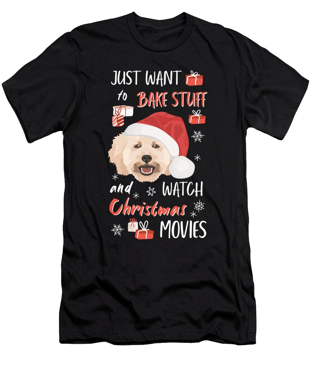 8 Poodle Christmas Greenoptix T-Shirt
