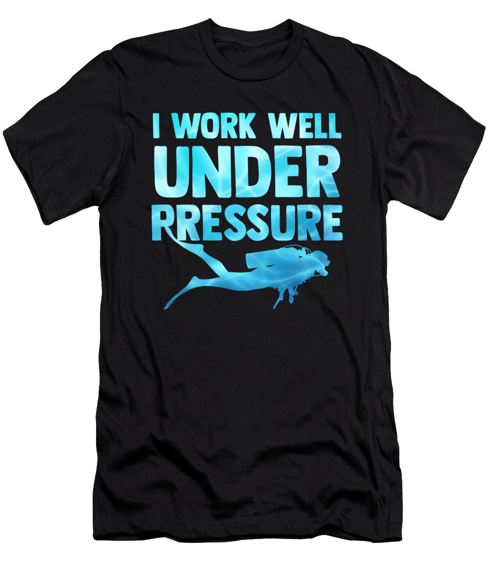 8 Scuba Diving Diver Crazy Squirrel T-Shirt