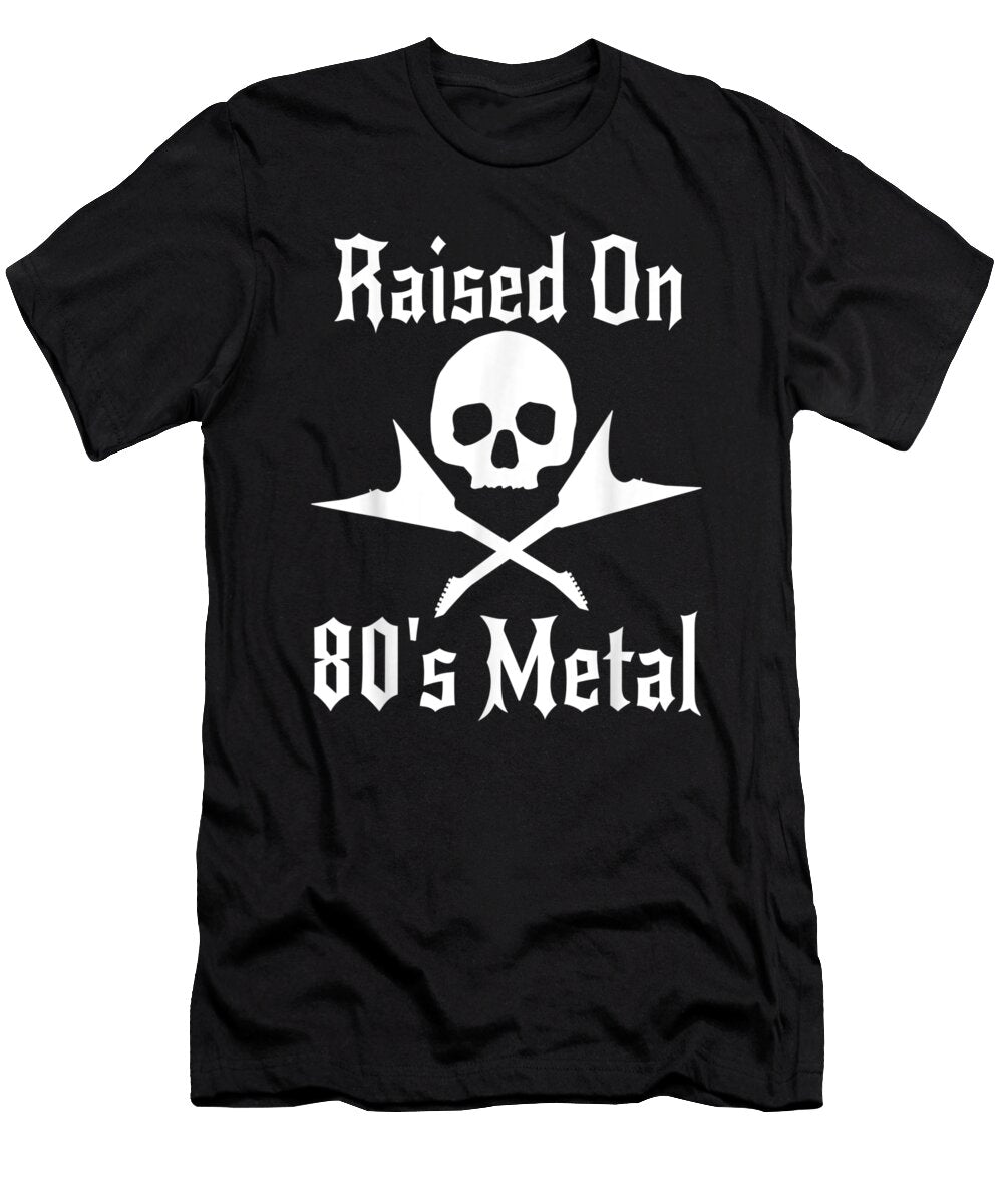 80s Metal Music Flying V Vintage Guitar Rocker Shannon Nelson Art T-Shirt