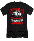 9 Funny Truck Driver Logistics Highway Truck Gift Muc Designs T-Shirt