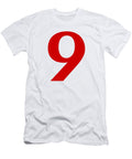 9 in Red Typewriter Style Custom Home Fashions T-Shirt