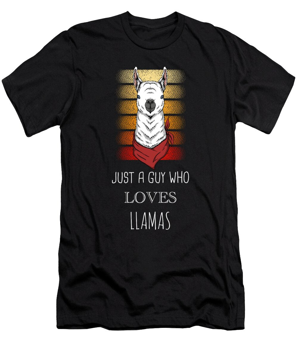9 Just a Girl Who Loves Llamas Cynto T-Shirt