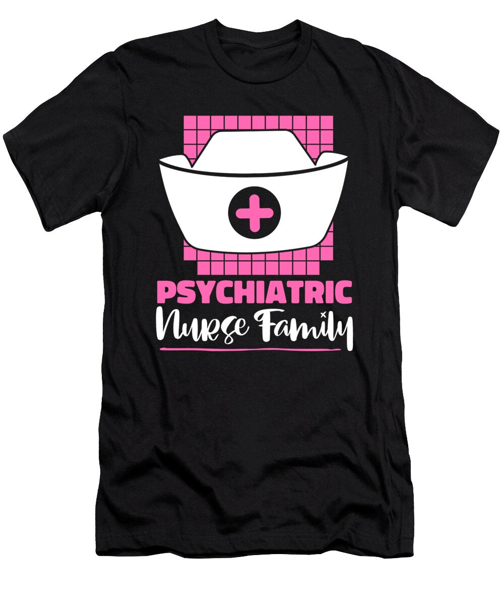 9 Nursing Caretaker Hospital Psych Nurse Crazy Squirrel T-Shirt