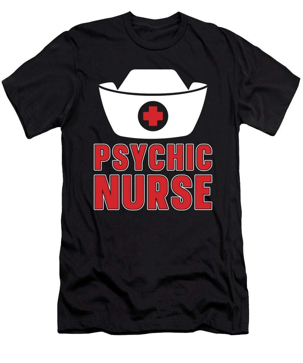 9 Nursing Hospital Caretaker Psych Nurse Crazy Squirrel T-Shirt