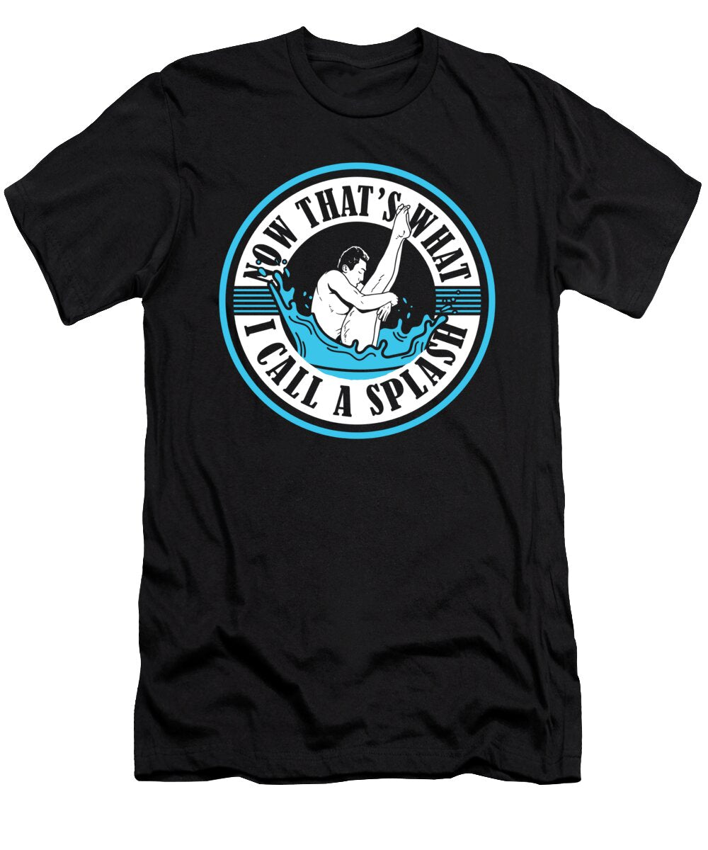 9 Platform Diver Humor Springboard Diving Crazy Squirrel T-Shirt