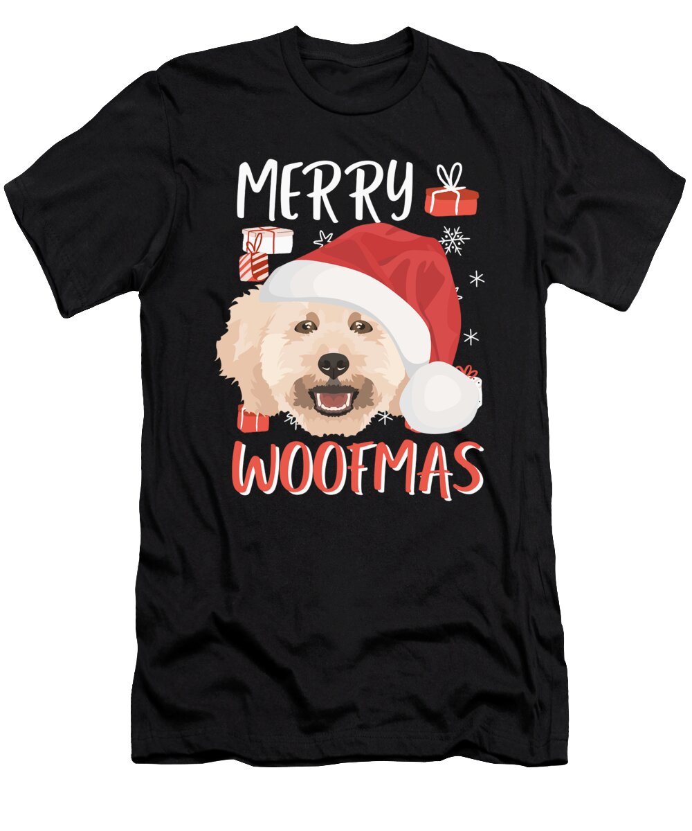 9 Poodle Merry Christmas Greenoptix T-Shirt