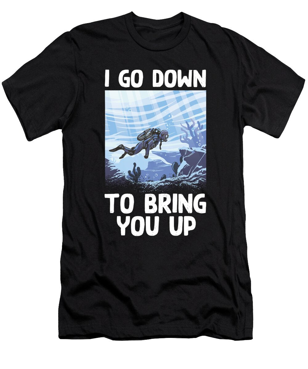 9 Scuba Diving Diver Crazy Squirrel T-Shirt
