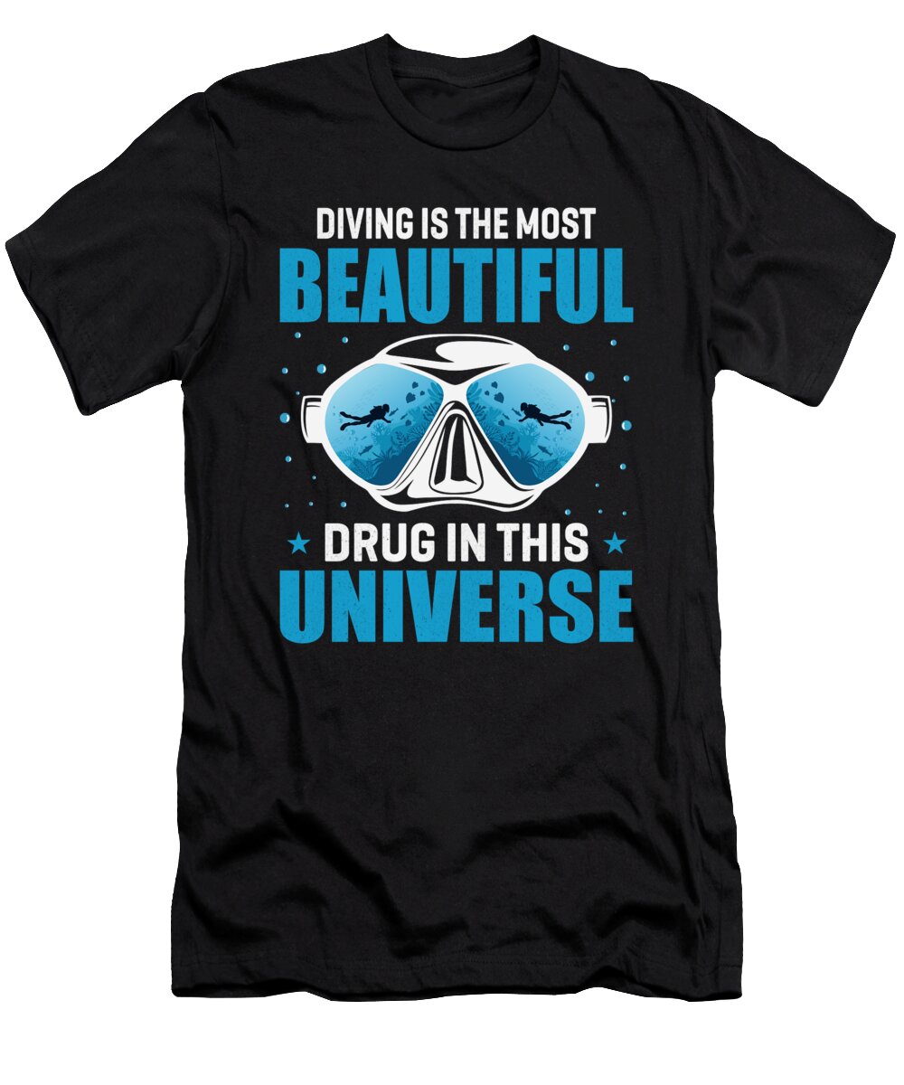 9 Scuba Diving Diver Funny Dive Slogan Organicfoodempire T-Shirt