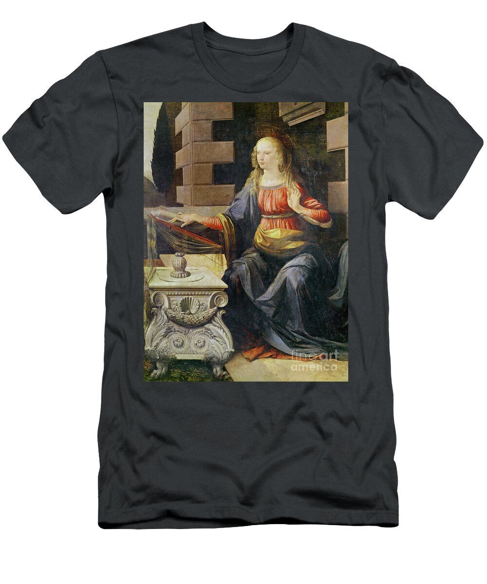 9 the Annunciation Leonardo Da Vinci T-Shirt
