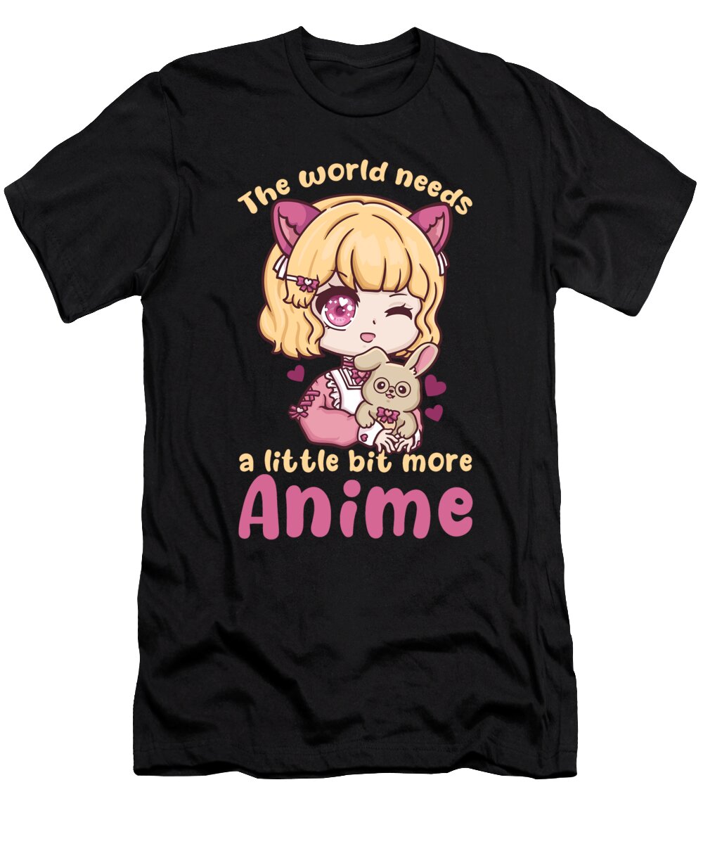 9 the World Needs a Little Bit More Anime I Kawaii Bi Nutz T-Shirt