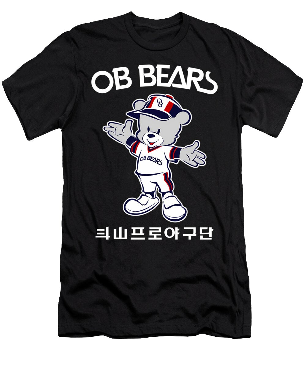 90s Welcoming Ob Bear on Navy Quang Vu T-Shirt