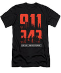 911 We Will Never Forget 343 Firefighters Patriot Fancy Lifestyle Art T-Shirt