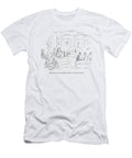 A Barista in a Coffee Shop Speaks to a Patron Michael Maslin T-Shirt