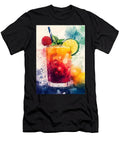 A Close Up of a Refreshing Fruit Smoothie Flora Brown T-Shirt