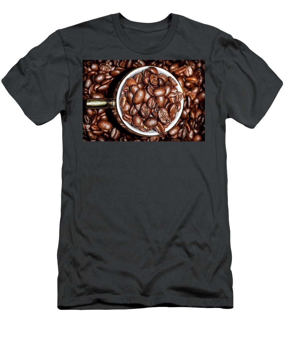 A Cup of Coffee Beans Christine Smart T-Shirt