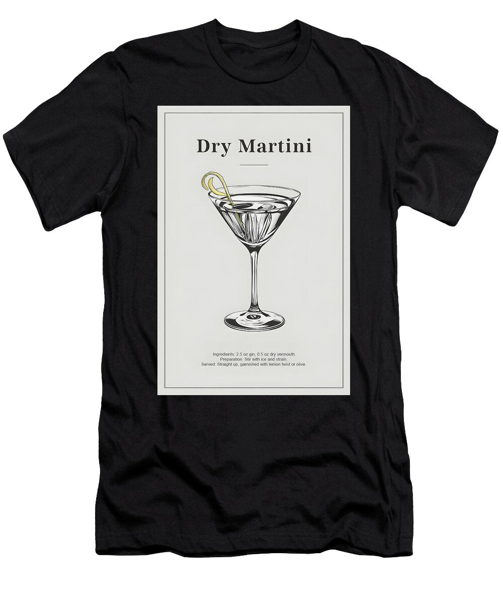 A Dry Martini Cocktail Dale Kincaid T-Shirt
