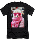 A Fashionable Alpaca Wearing Pink Sunglasses and a Cozy Scarf Po Beautiful Things T-Shirt