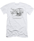 A Father Speaks to a Man Under an Umbrella Joe Dator T-Shirt