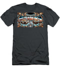 A Futuristic Bar Features Robotic Bartenders Serving Drinks Mango Art T-Shirt