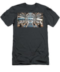 A Futuristic Interior Depicts a Grand Space Lounge Mango Art T-Shirt