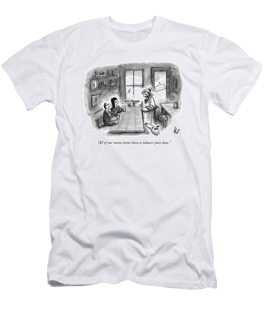A Hillbilly Bartender Addresses Two Customers Frank Cotham T-Shirt