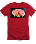 A Large Slice of Watermelon Divided Into Smaller Pieces Next to Joaquin Corbalan T-Shirt