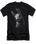 A Llama with a Black Background Badr T-Shirt