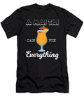 A Mai Tai Can Fix Everything Tiki Cocktail Print Jacob Hughes T-Shirt