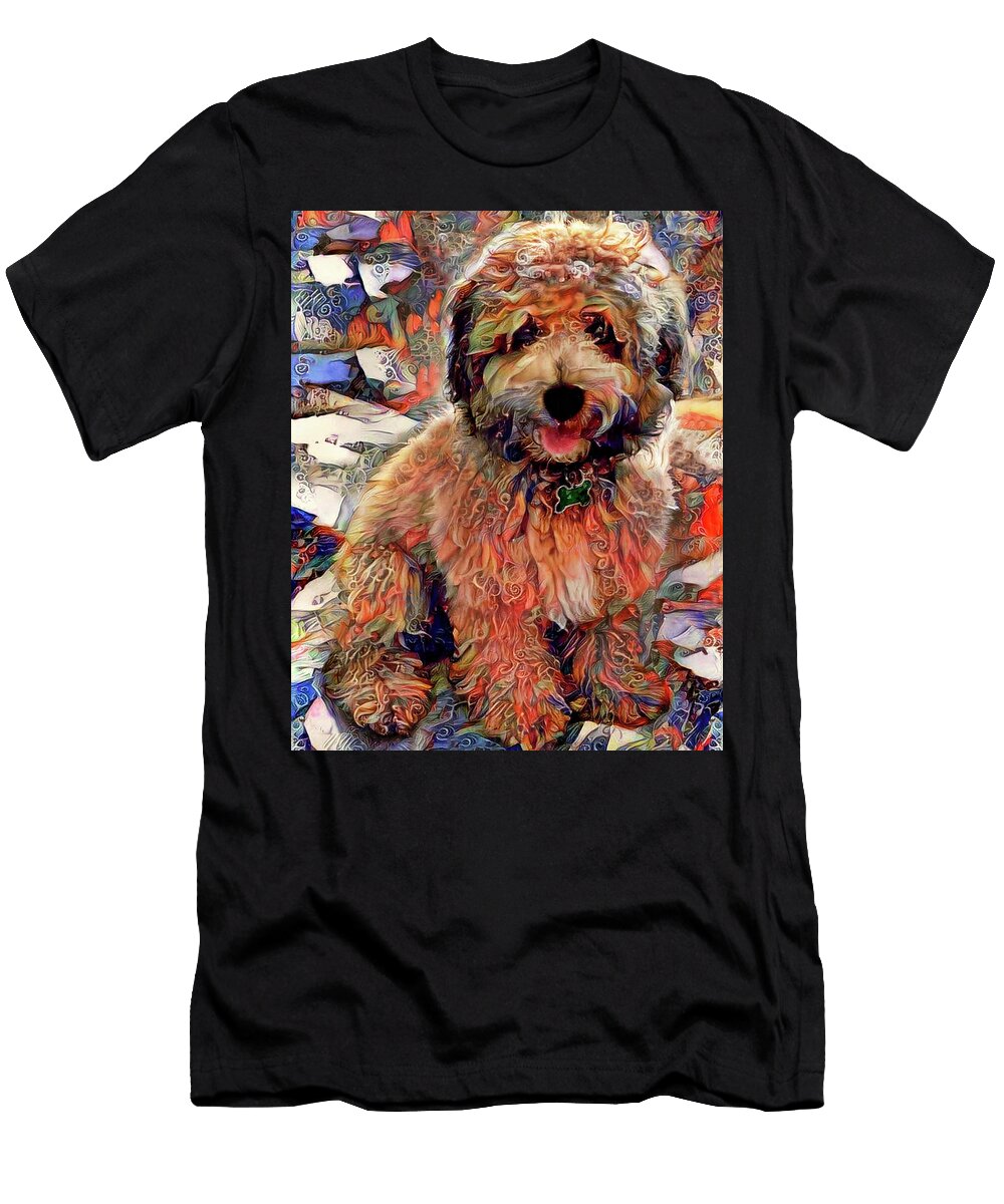 A Miniature Poodle Named Moosie Peggy Collins T-Shirt