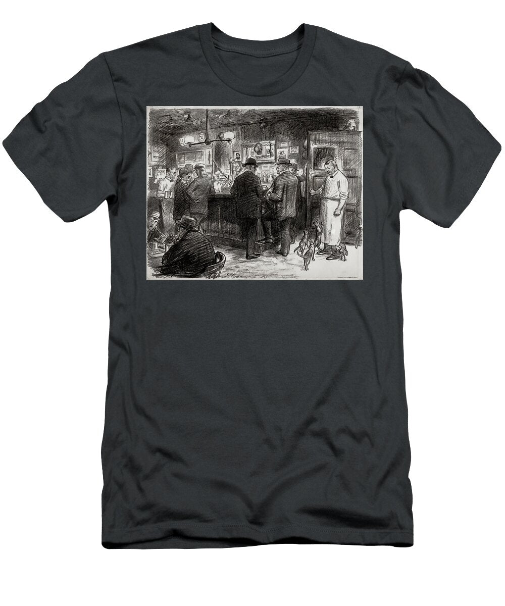 A Mug of Ale At Mcsorleys Drawing By John Sloan 1913 Eric Glaser T-Shirt