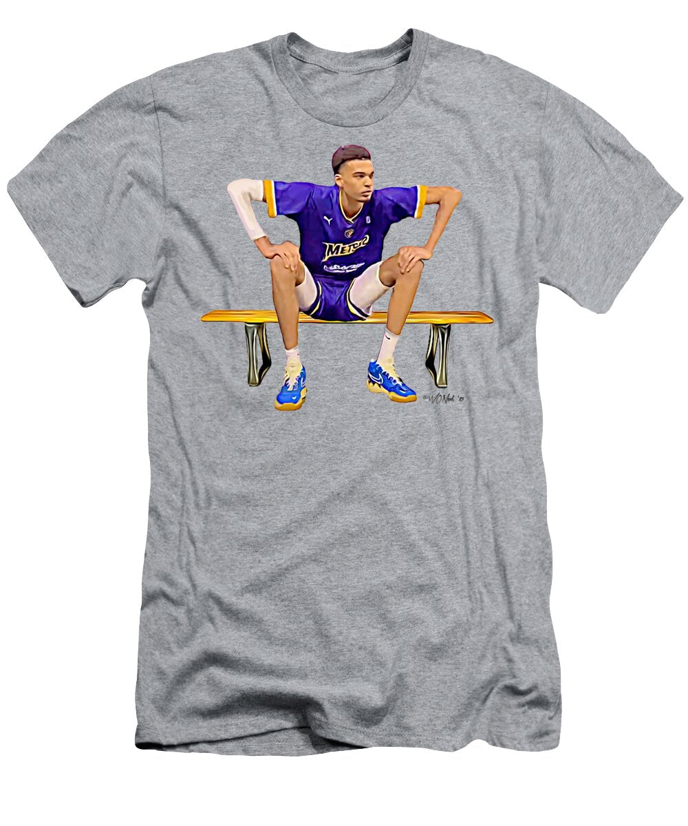 A Portrait of Victor Wembanyama Walter Neal T-Shirt