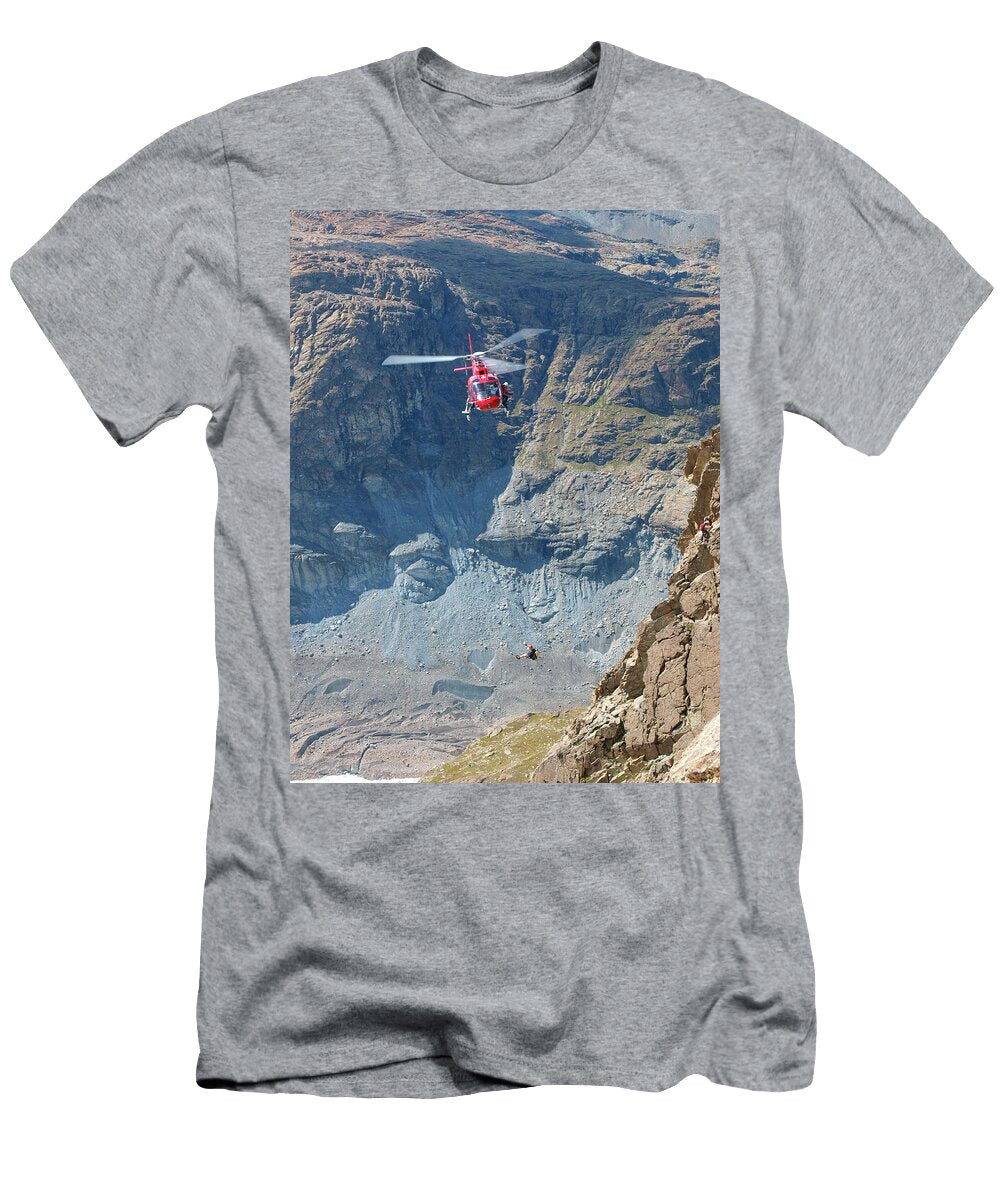 A Rescue Helicopter Is Evacuating an Menno Boermans T-Shirt