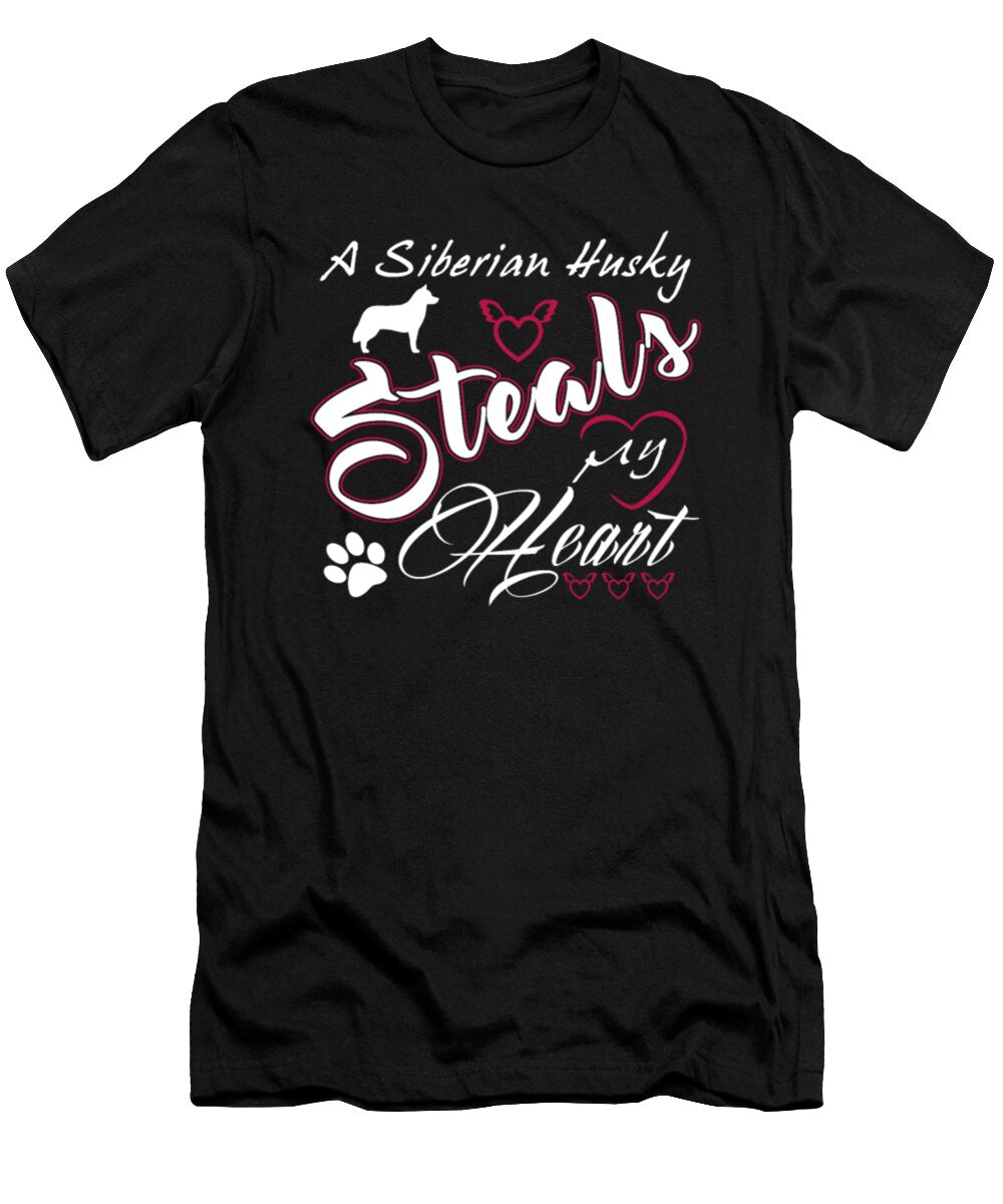 A Siberian Husky Steals My Heart Tinh Tran Le Thanh T-Shirt