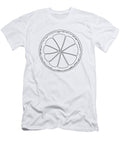 A Slice of Lemon in Black Line Drawing Bigalbaloo Stock T-Shirt