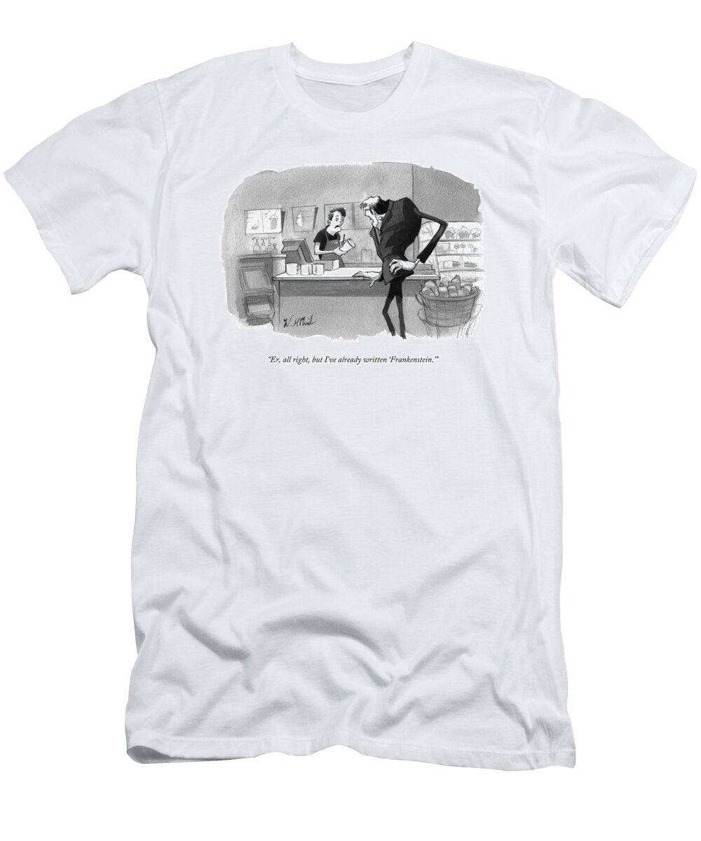 A Starbucks Barista Writes on a Cup Will Mcphail T-Shirt